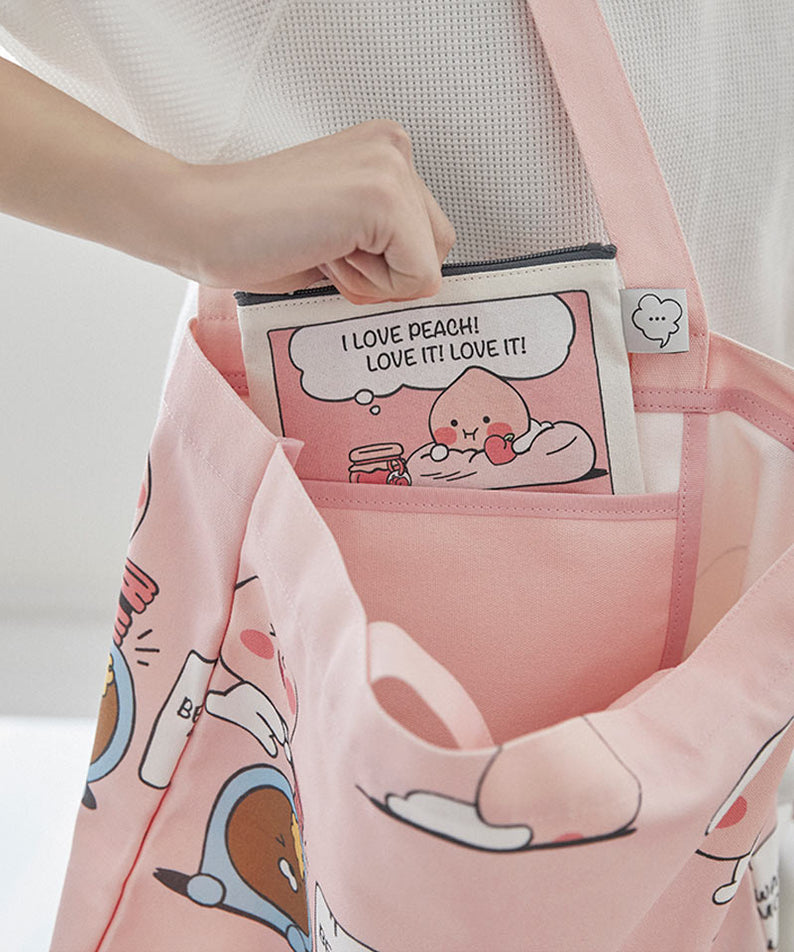 MiniPochette Apeach Pouch - Official Kakao Friends merchandise | Koolseoul