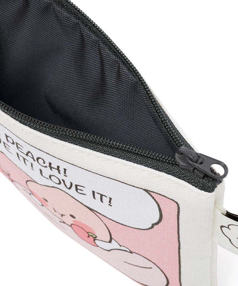 MiniPochette Apeach Pouch - Authentic Kakao Friends from Korea | Koolseoul
