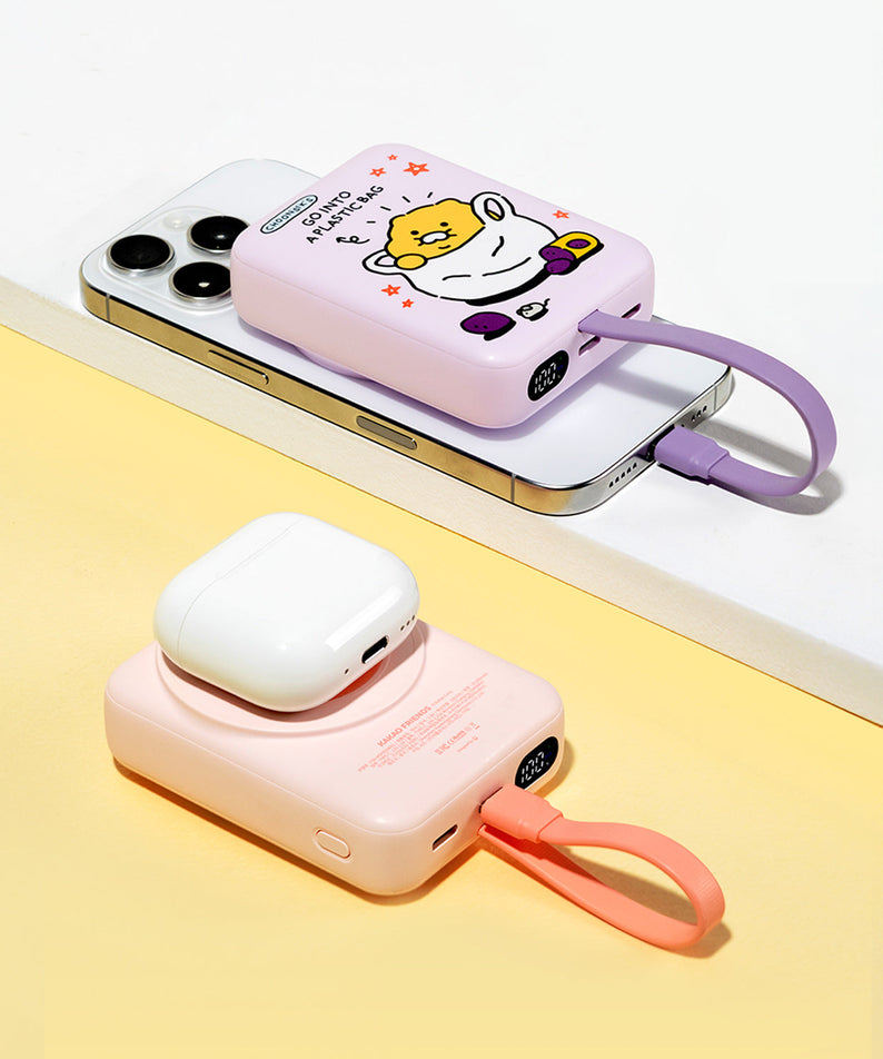 Power Bank 1 Chunsik Rose - Authentic Kakao Friends from Korea | Koolseoul