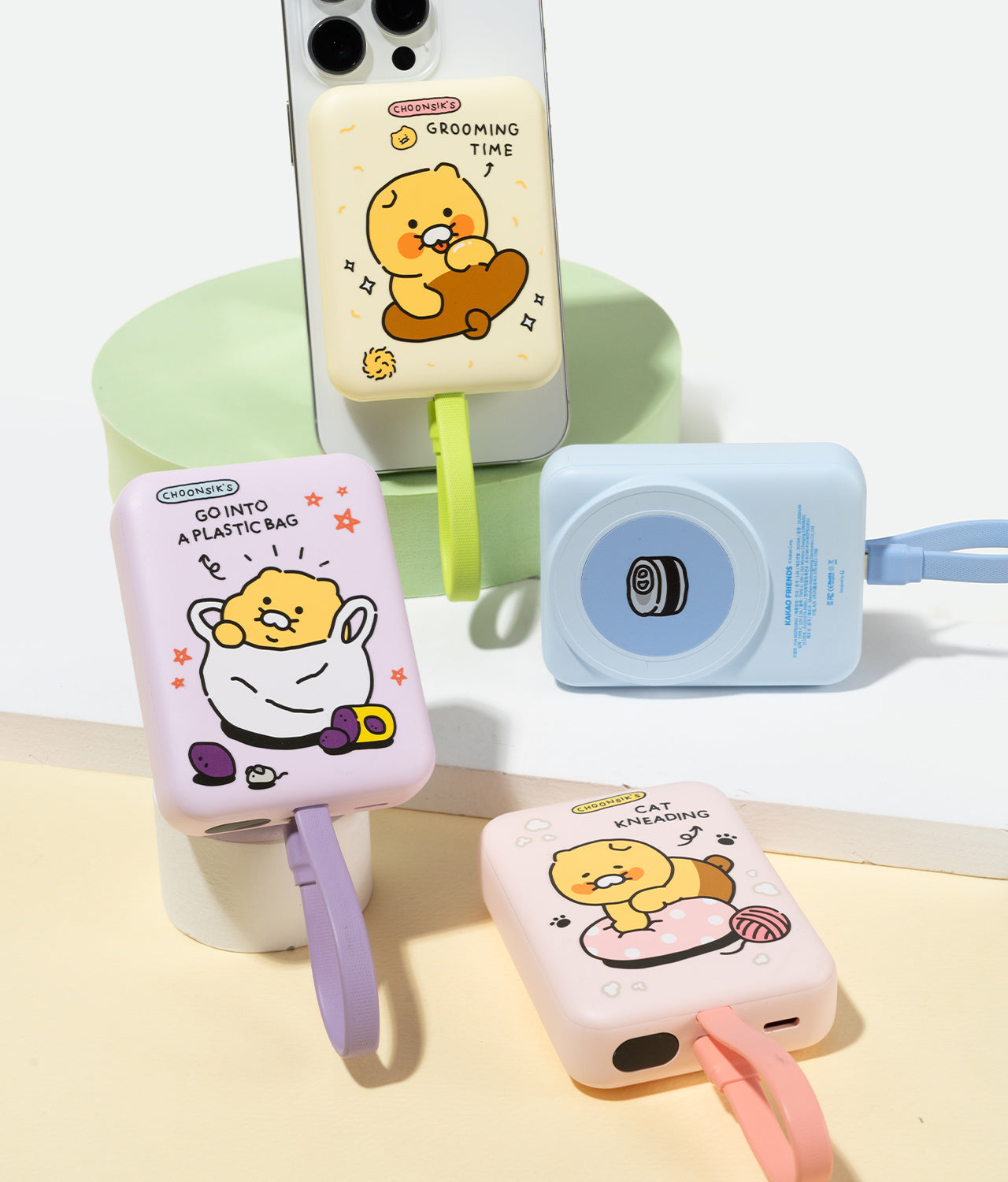 Power Bank 1 Chunsik Rose - Official Kakao Friends merchandise | Koolseoul
