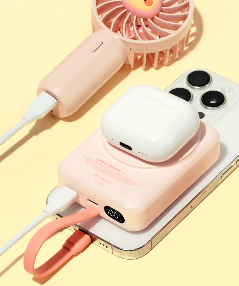 Power Bank 1 Chunsik Purple - Authentic Kakao Friends from Korea | Koolseoul