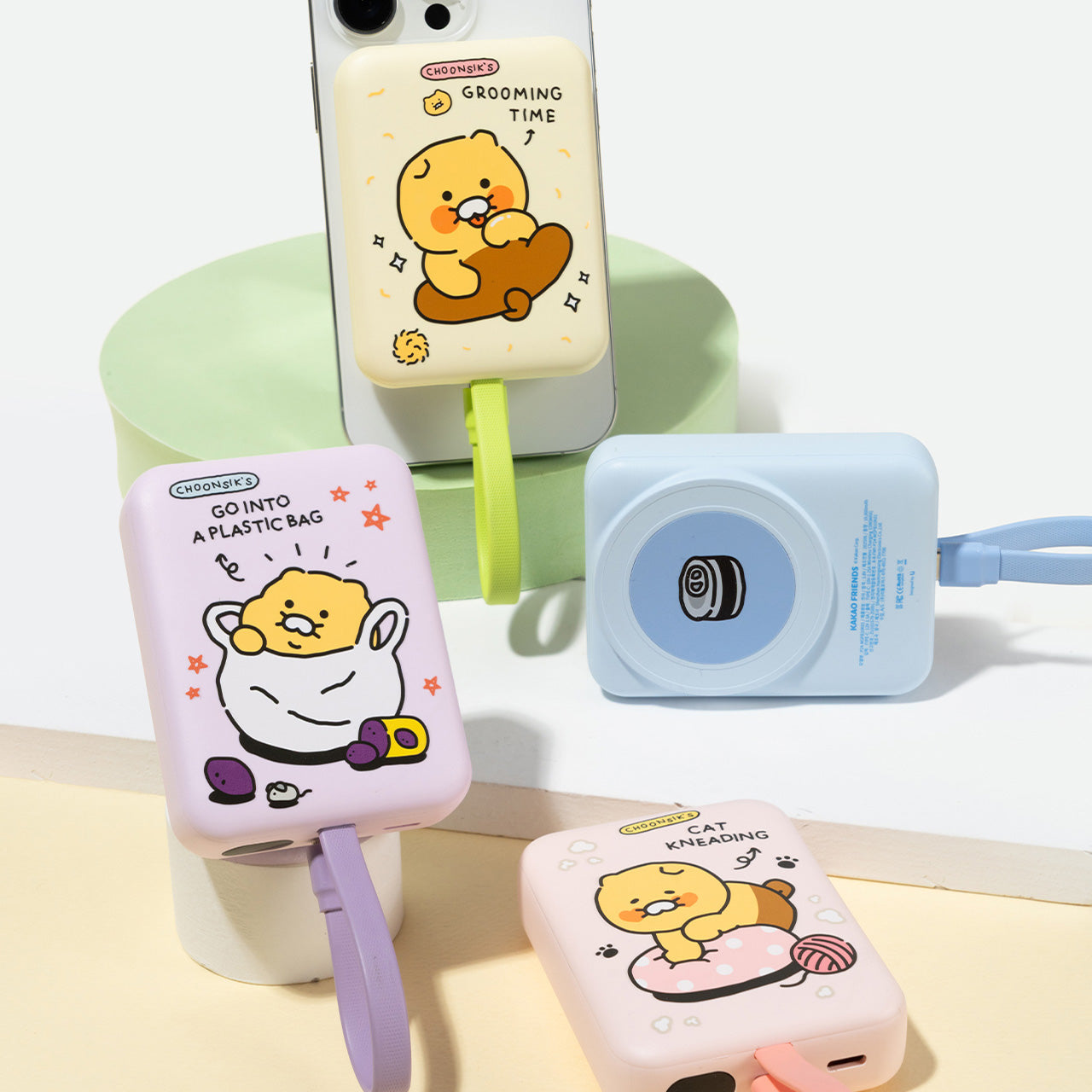 Power Bank 1 Chunsik Rose - Official Kakao Friends merchandise | Koolseoul