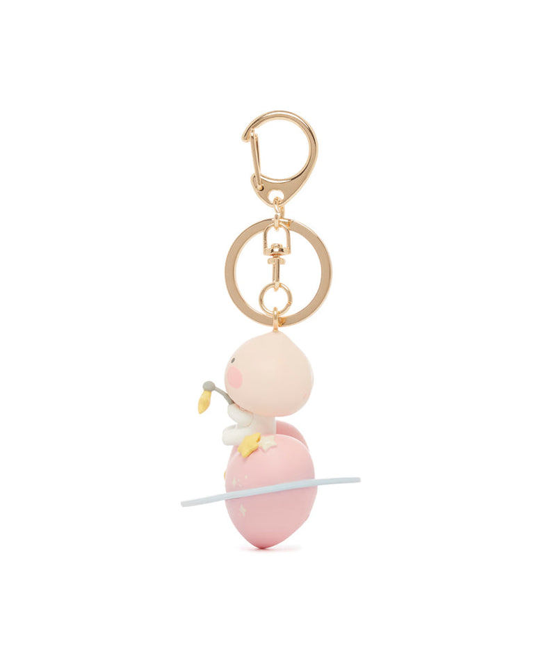 Figurine Keychain Little Apeach - Authentic Kakao Friends from Korea | Koolseoul