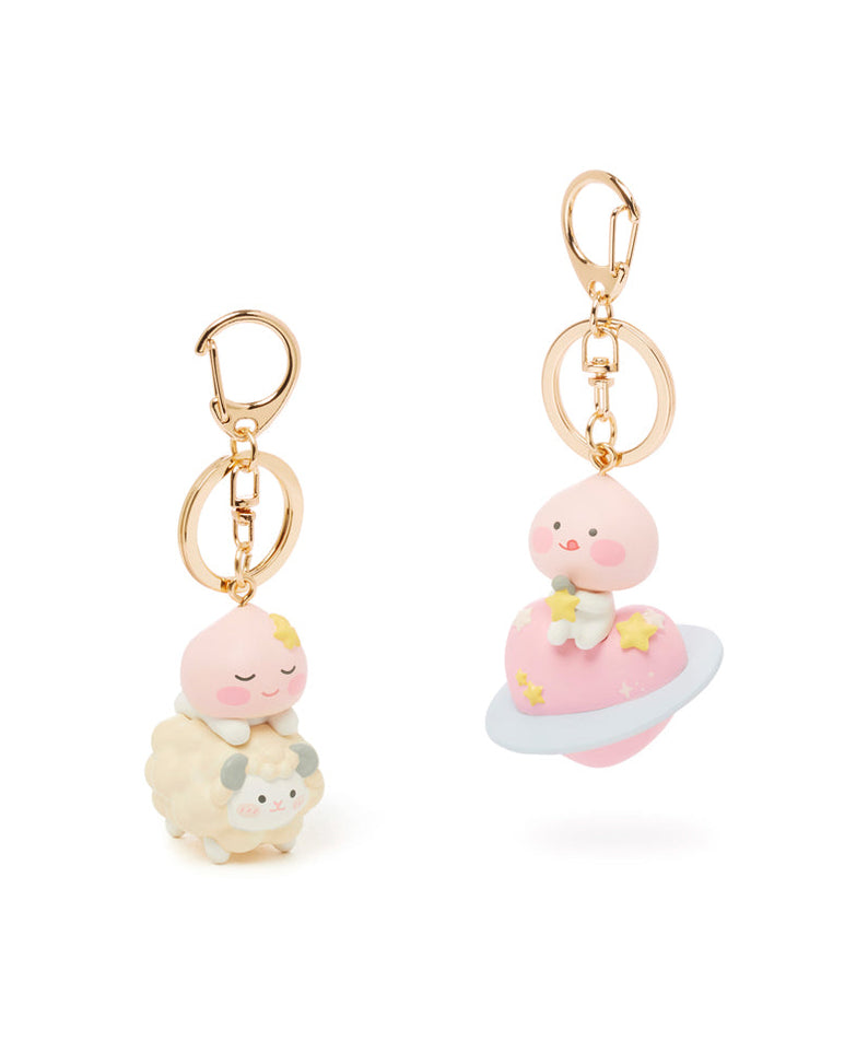 Figurine Keychain Little Apeach - Authentic Kakao Friends from Korea | Koolseoul