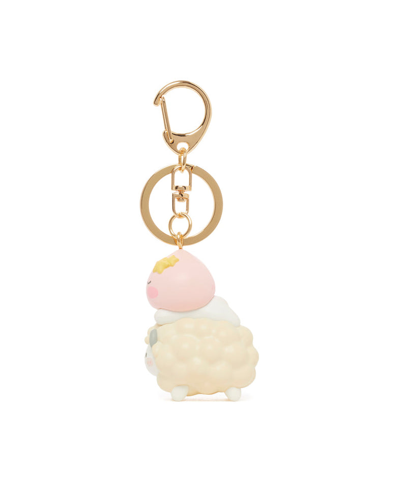 Figurine Keychain Little Apeach - Official Kakao Friends merchandise | Koolseoul