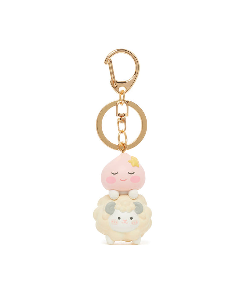 Figurine Keychain Little Apeach - Authentic Kakao Friends from Korea | Koolseoul