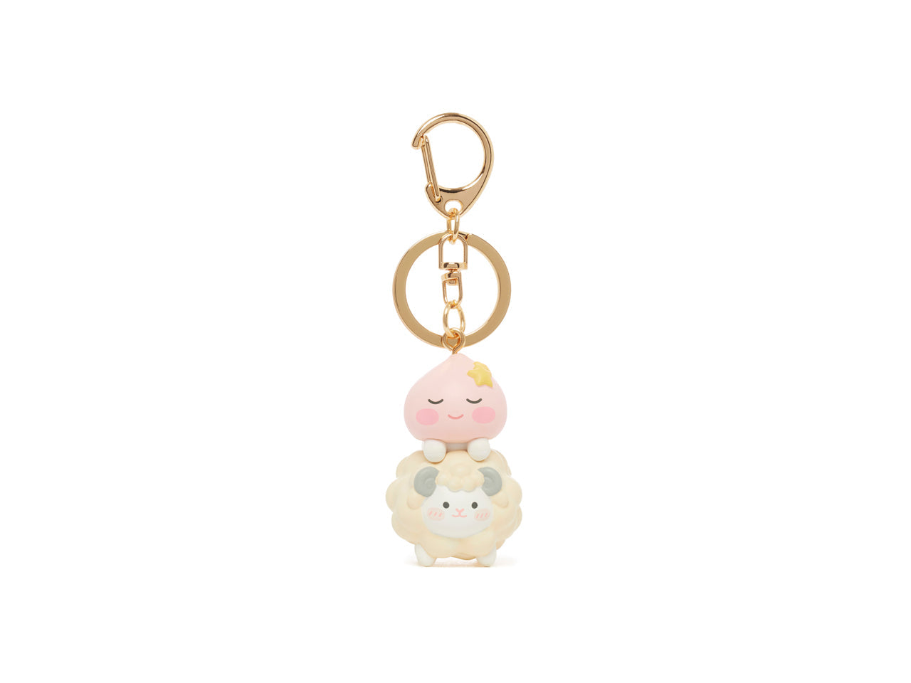 Figurine Keychain Little Apeach - Authentic Kakao Friends from Korea | Koolseoul