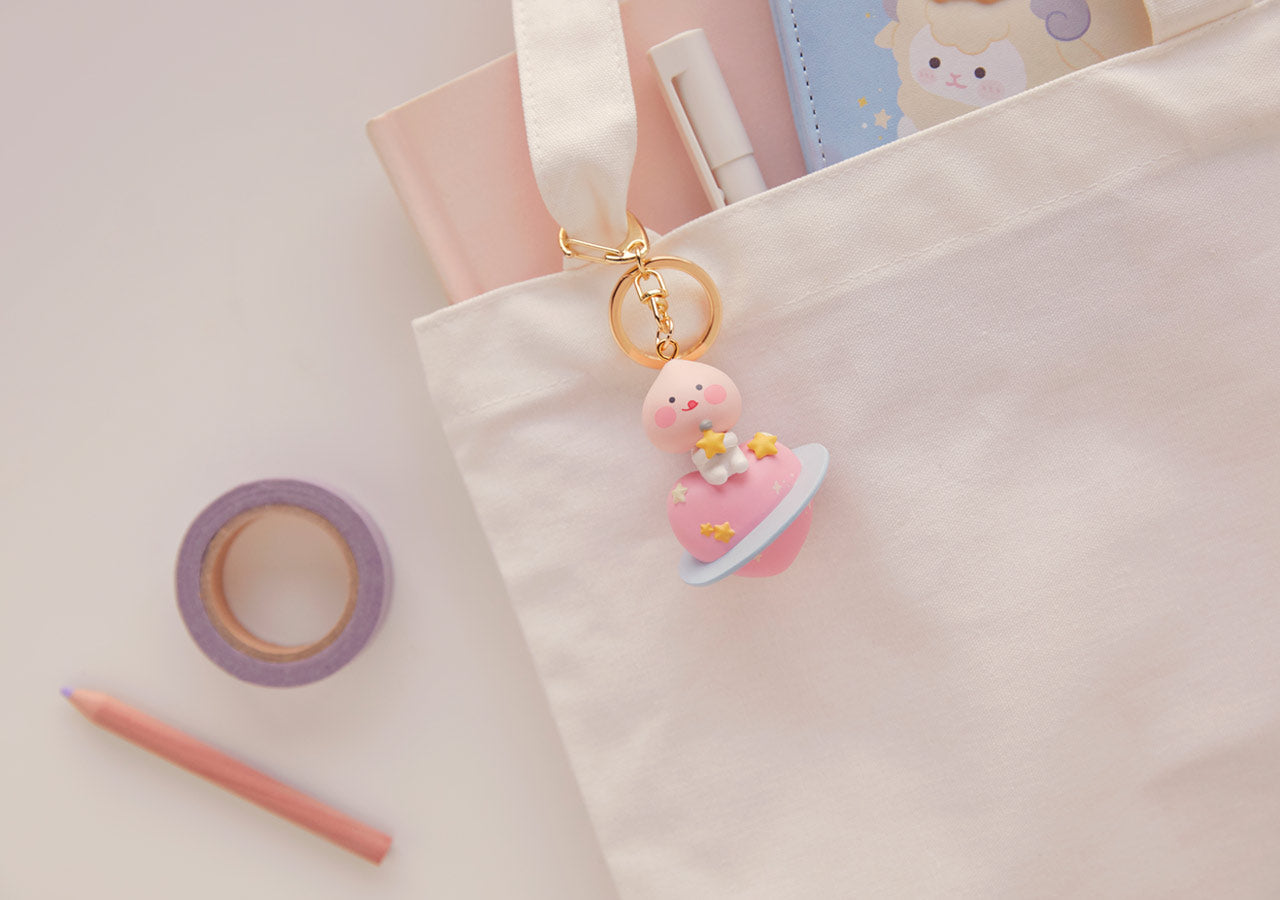 Figurine Keychain Little Apeach - Korean kawaii Kakao Friends | Koolseoul