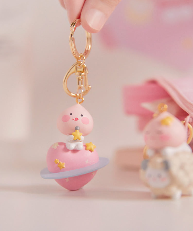 Figurine Keychain Little Apeach - Korean kawaii Kakao Friends | Koolseoul