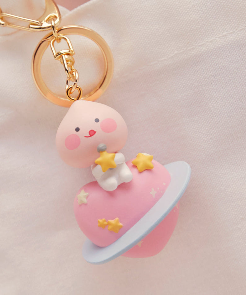 Figurine Keychain Little Apeach - Authentic Kakao Friends from Korea | Koolseoul