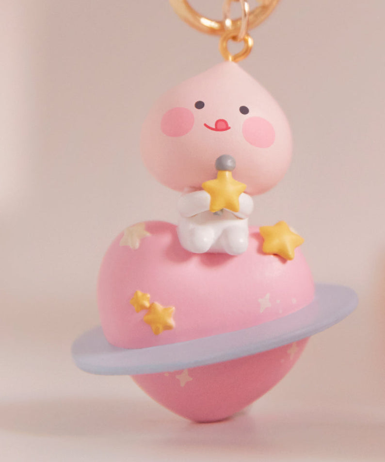 Figurine Keychain Little Apeach - Authentic Kakao Friends from Korea | Koolseoul