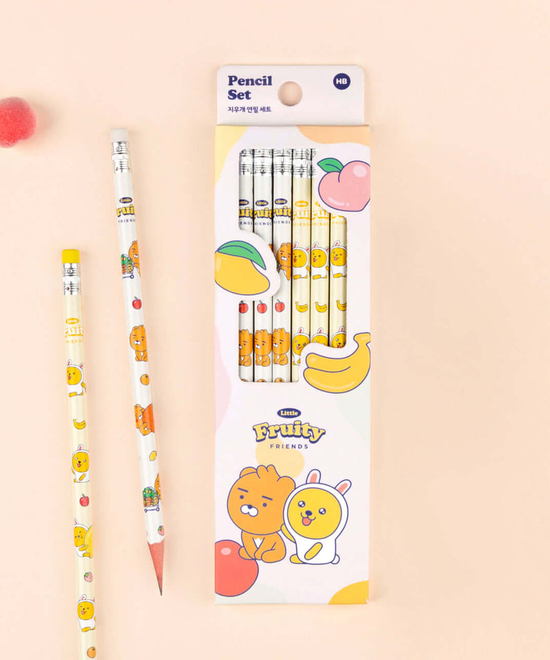 Kakao Friends Little Ryan Pencil Set Set