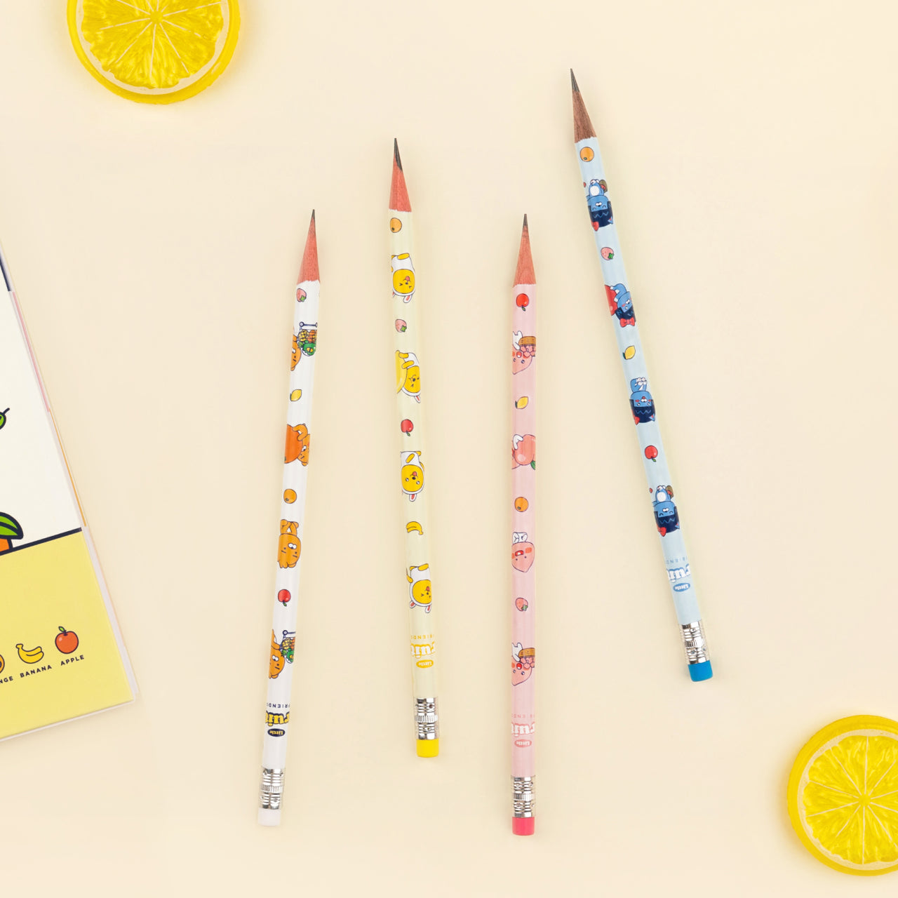 Kakao Friends Little Apeach Pencil Set Set