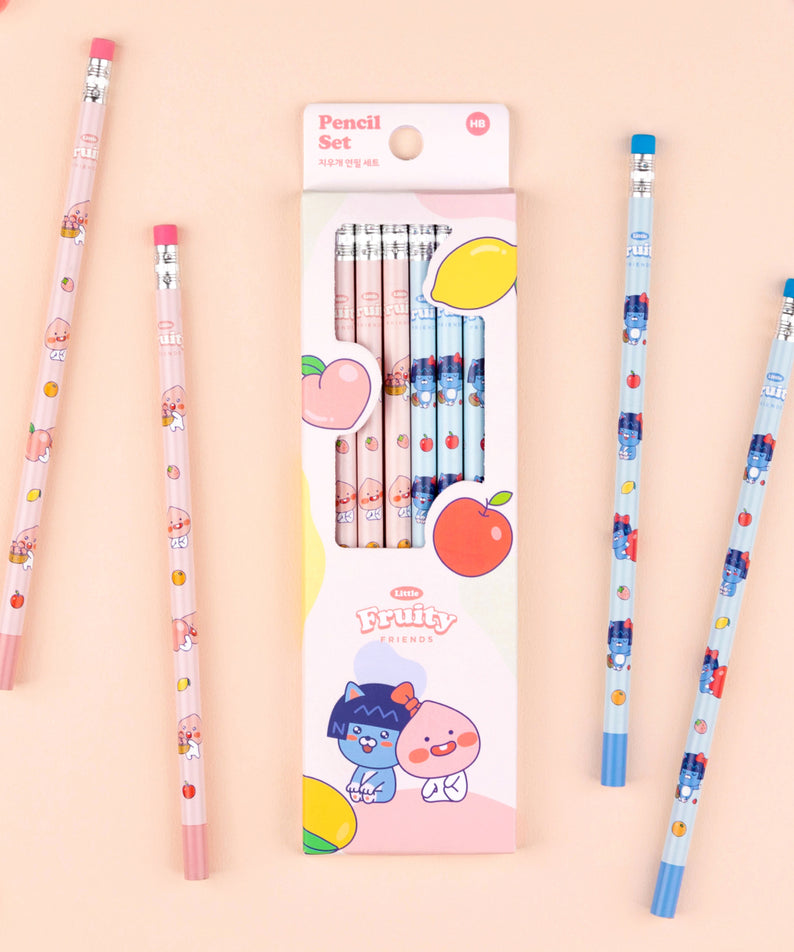 Kakao Friends Little Apeach Pencil Set Set