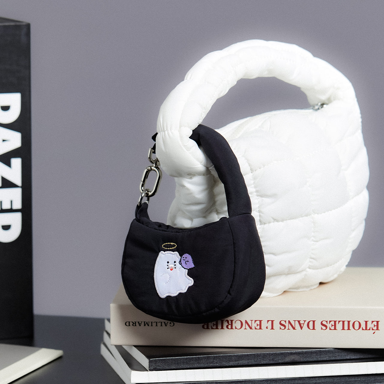 Black Chunsik Tote Bag - Korean kawaii Kakao Friends | Koolseoul