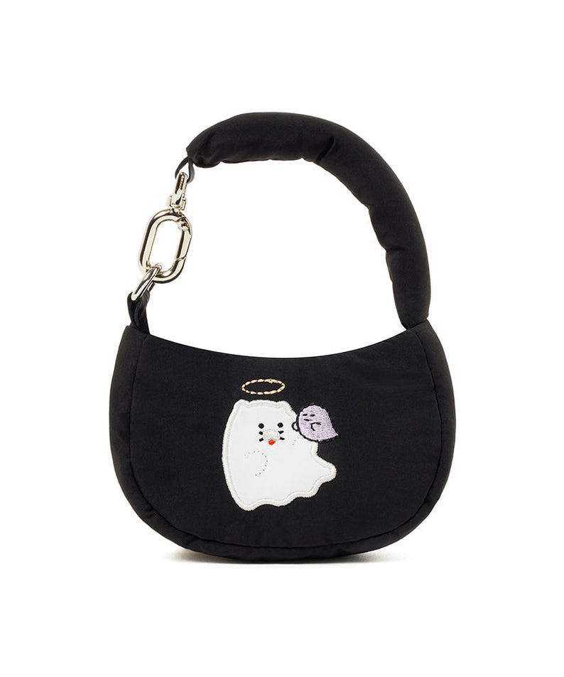 Black Chunsik Tote Bag - Authentic Kakao Friends from Korea | Koolseoul