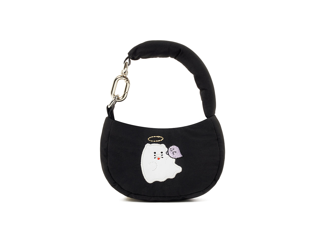 Black Chunsik Tote Bag - Authentic Kakao Friends from Korea | Koolseoul