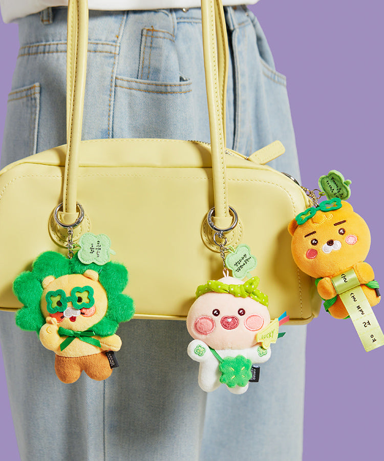 Keychain Plush Apeach - Official Kakao Friends merchandise | Koolseoul