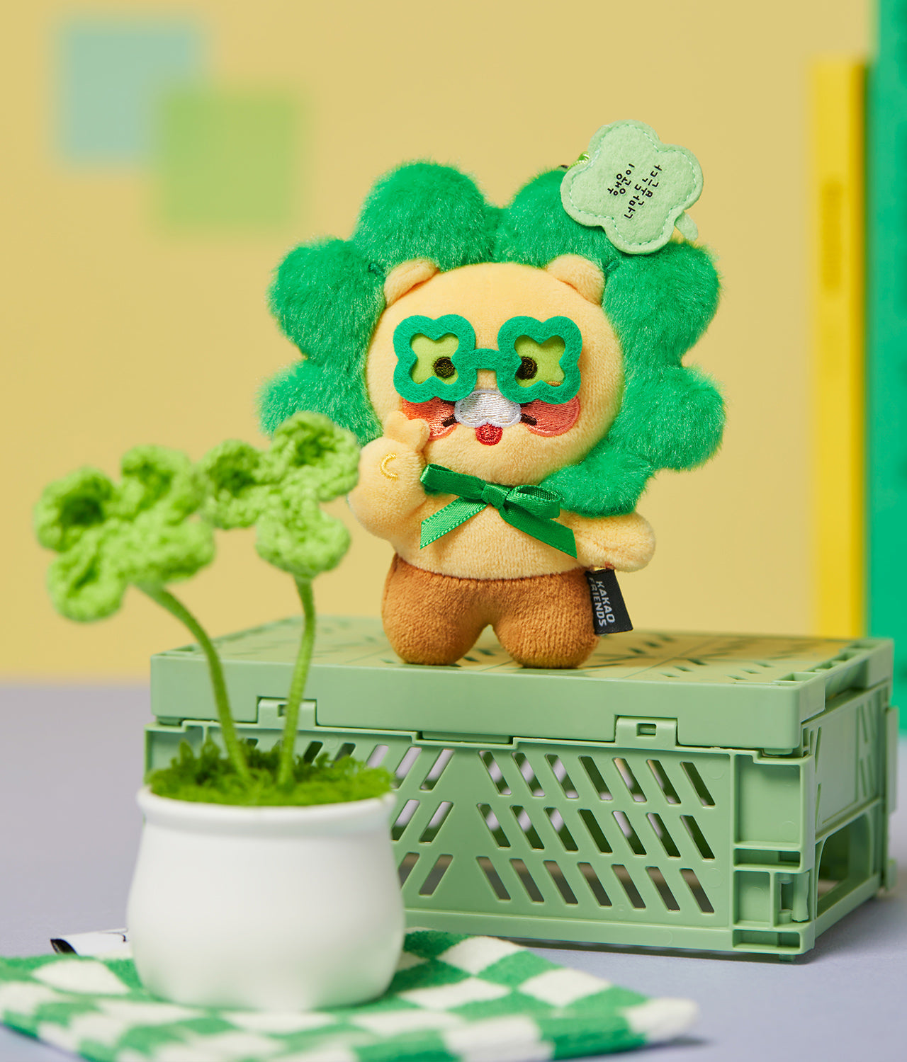 Keychain Plush Chunsik - Authentic Kakao Friends from Korea | Koolseoul
