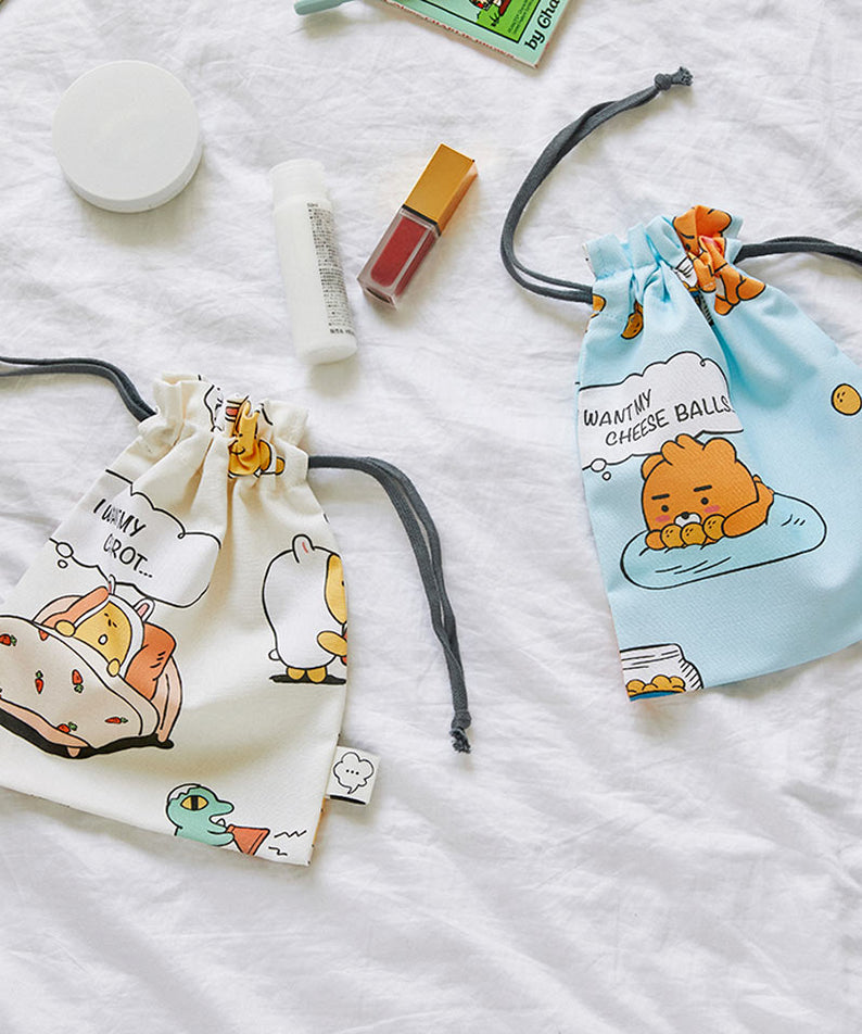 Pouch Ryan&Tube - Official Kakao Friends merchandise | Koolseoul