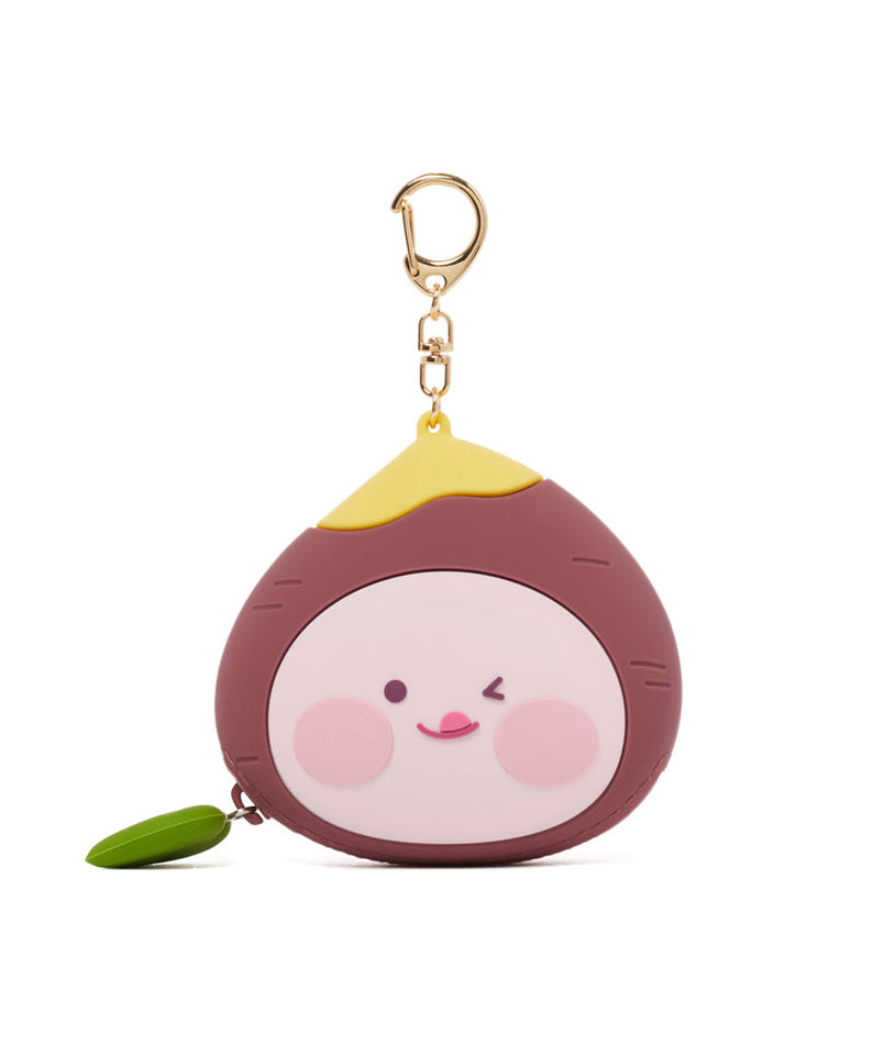 SiliconePortefeuille Apeach Coin Purse - Authentic Kakao Friends from Korea | Koolseoul
