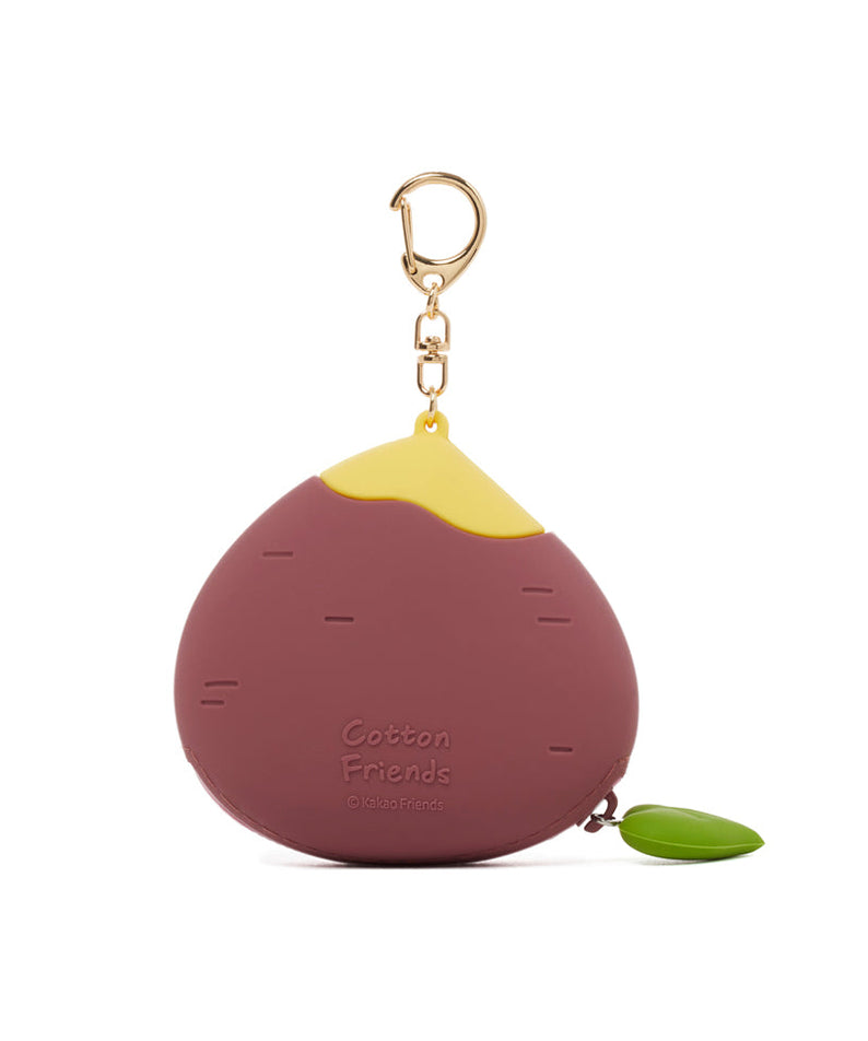 SiliconePortefeuille Apeach Coin Purse - Authentic Kakao Friends from Korea | Koolseoul
