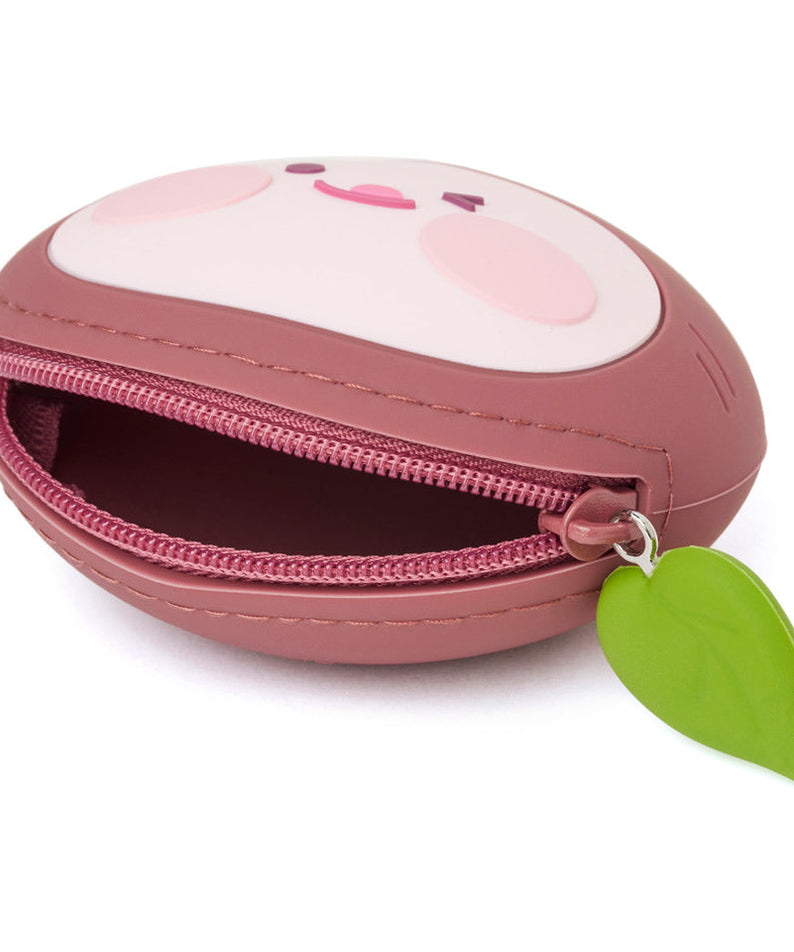SiliconePortefeuille Apeach Coin Purse - Authentic Kakao Friends from Korea | Koolseoul