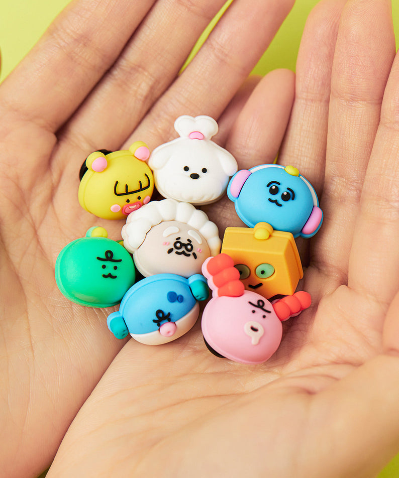 Silicone (8 1) Shoelace Charm - Korean kawaii Kakao Friends | Koolseoul