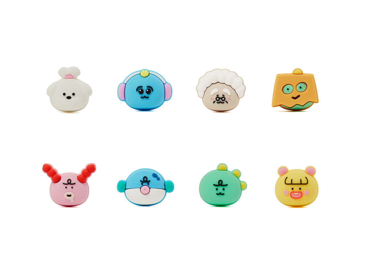 Silicone (8 1) Shoelace Charm - Korean kawaii Kakao Friends | Koolseoul