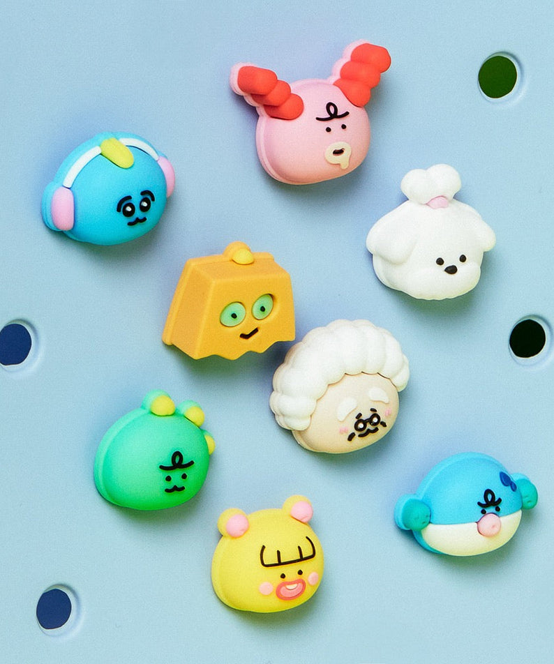 Silicone (8 1) Shoelace Charm - Authentic Kakao Friends from Korea | Koolseoul