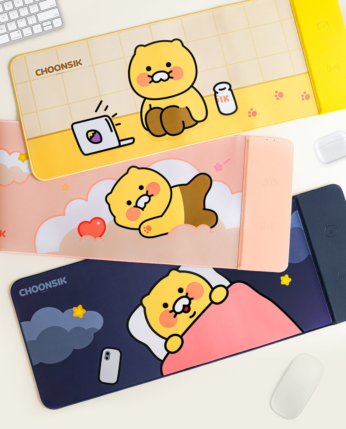 Rose Mouse Pad - Authentic Kakao Friends from Korea | Koolseoul