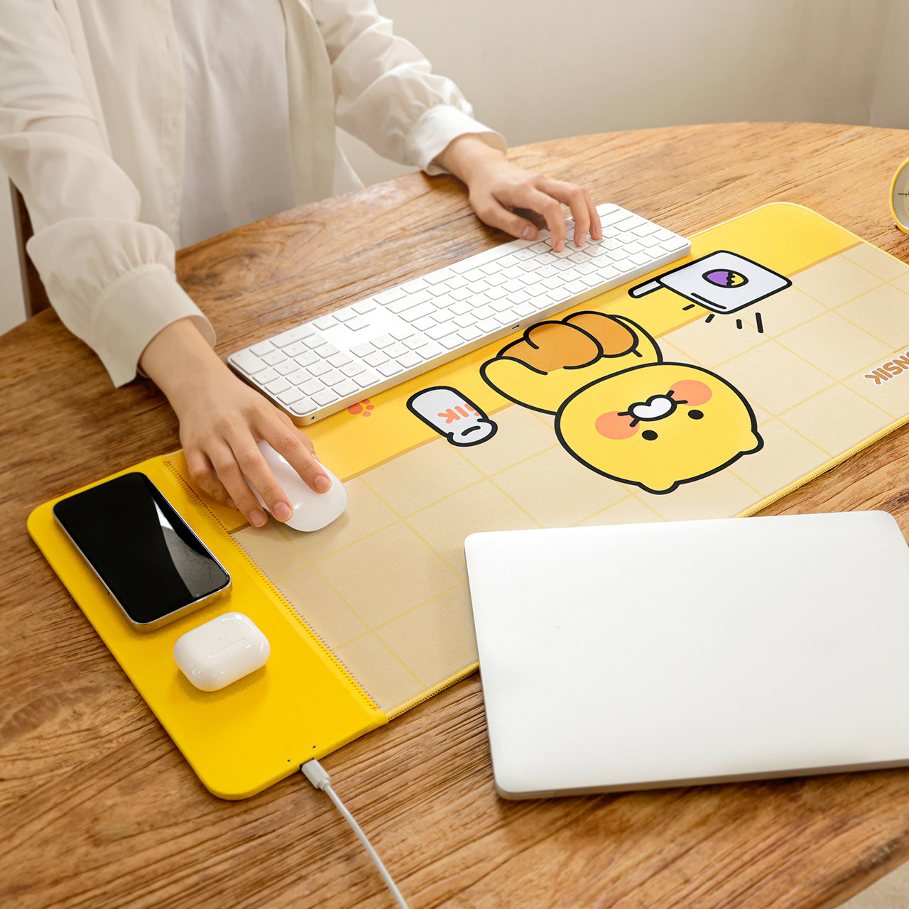 Yellow Mouse Pad - Authentic Kakao Friends from Korea | Koolseoul
