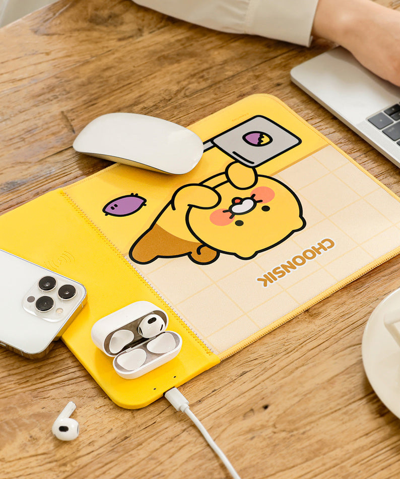 Mouse Pad Yellow - Authentic Kakao Friends from Korea | Koolseoul