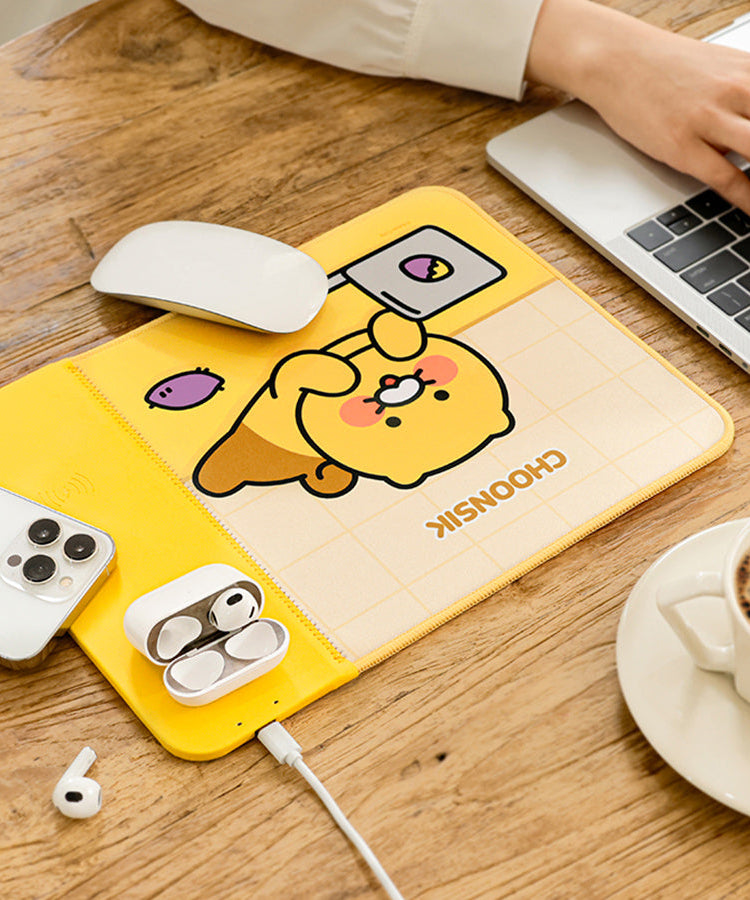 Mouse Pad Yellow - Official Kakao Friends merchandise | Koolseoul
