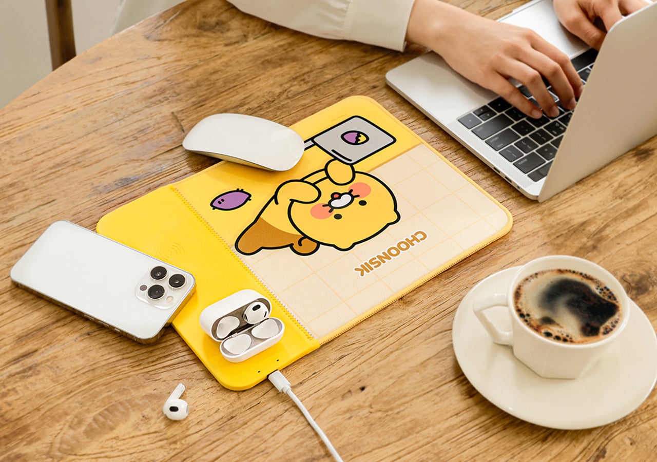 Mouse Pad Yellow - Official Kakao Friends merchandise | Koolseoul