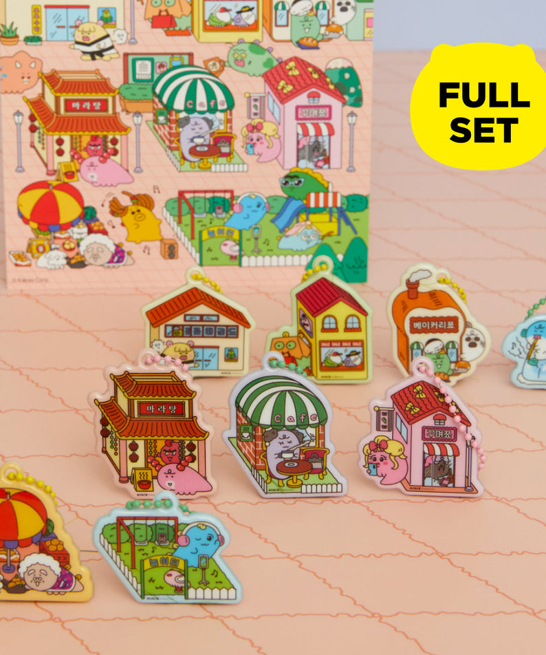 [Complete Set] Keychain 9 - Authentic Kakao Friends from Korea | Koolseoul