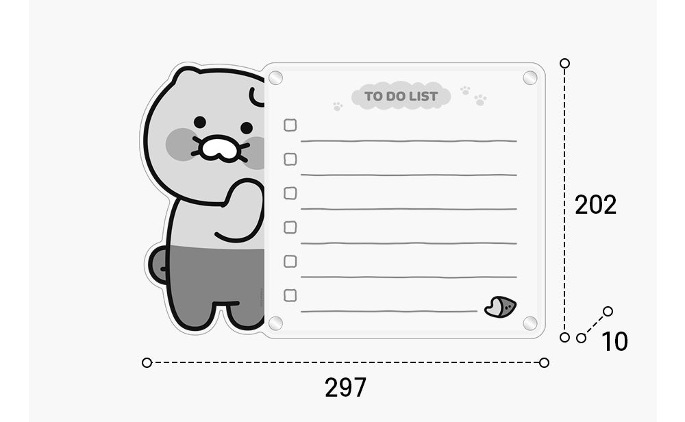 Kakao Friends Friends Memo Board Set