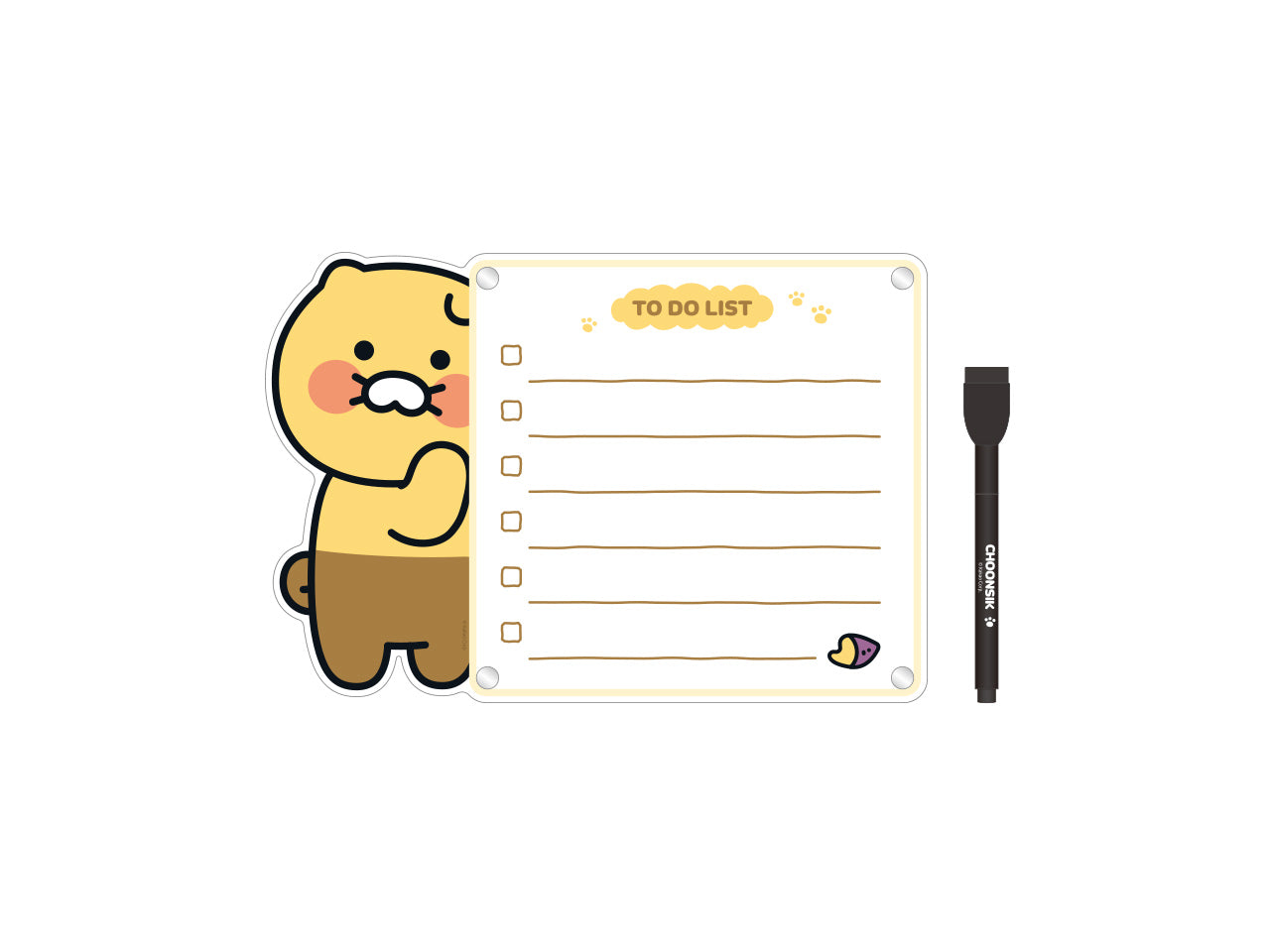 Kakao Friends Friends Memo Board Set