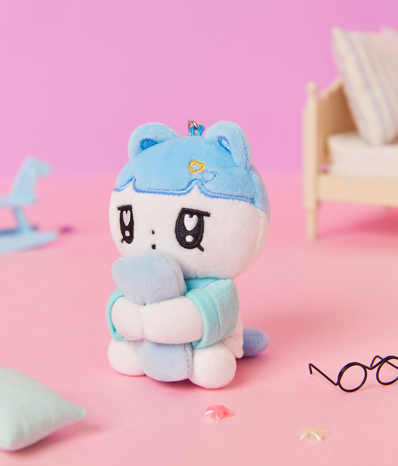 MiniPorte-cles Plush Pajamas - Authentic Kakao Friends from Korea | Koolseoul