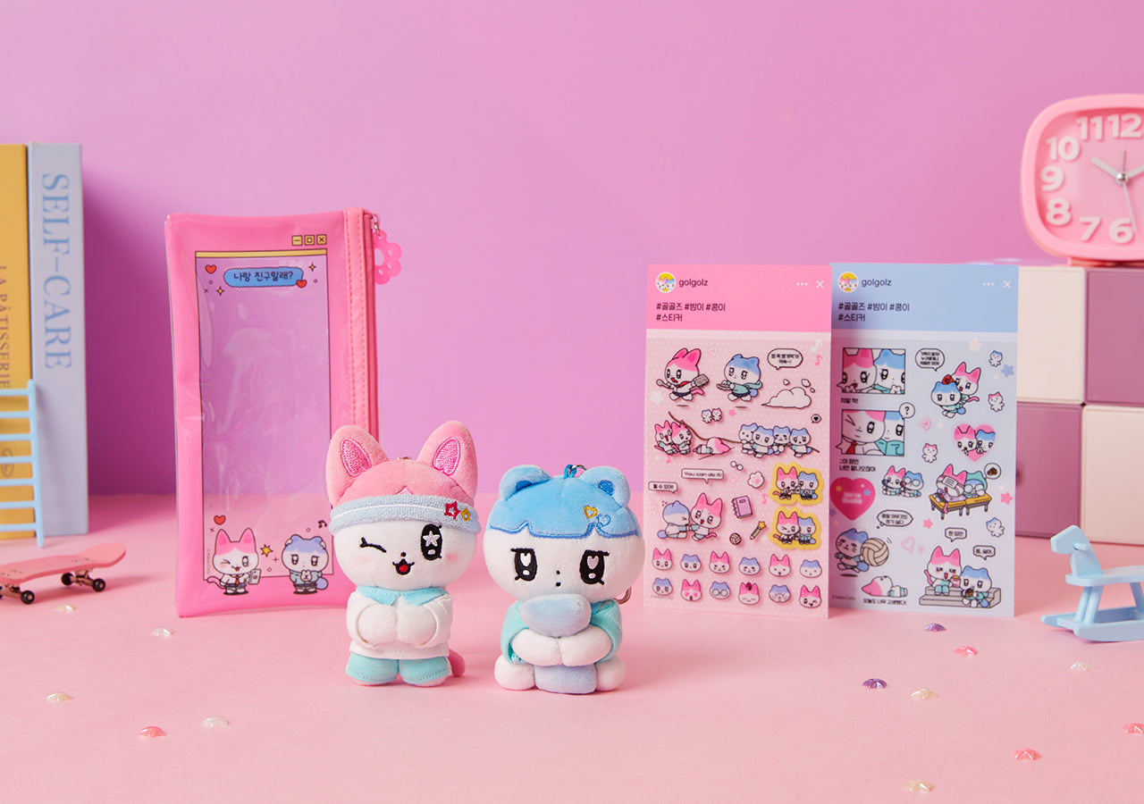 MiniPorte-cles Plush Pajamas - Authentic Kakao Friends from Korea | Koolseoul