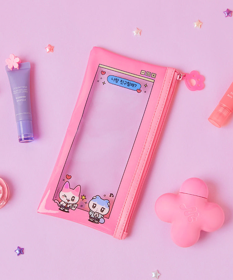 TransparentPochette Pouch - Official Kakao Friends merchandise | Koolseoul