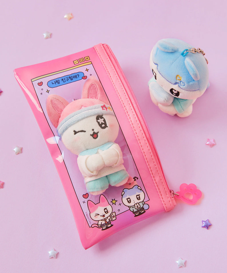 TransparentPochette Pouch - Korean kawaii Kakao Friends | Koolseoul
