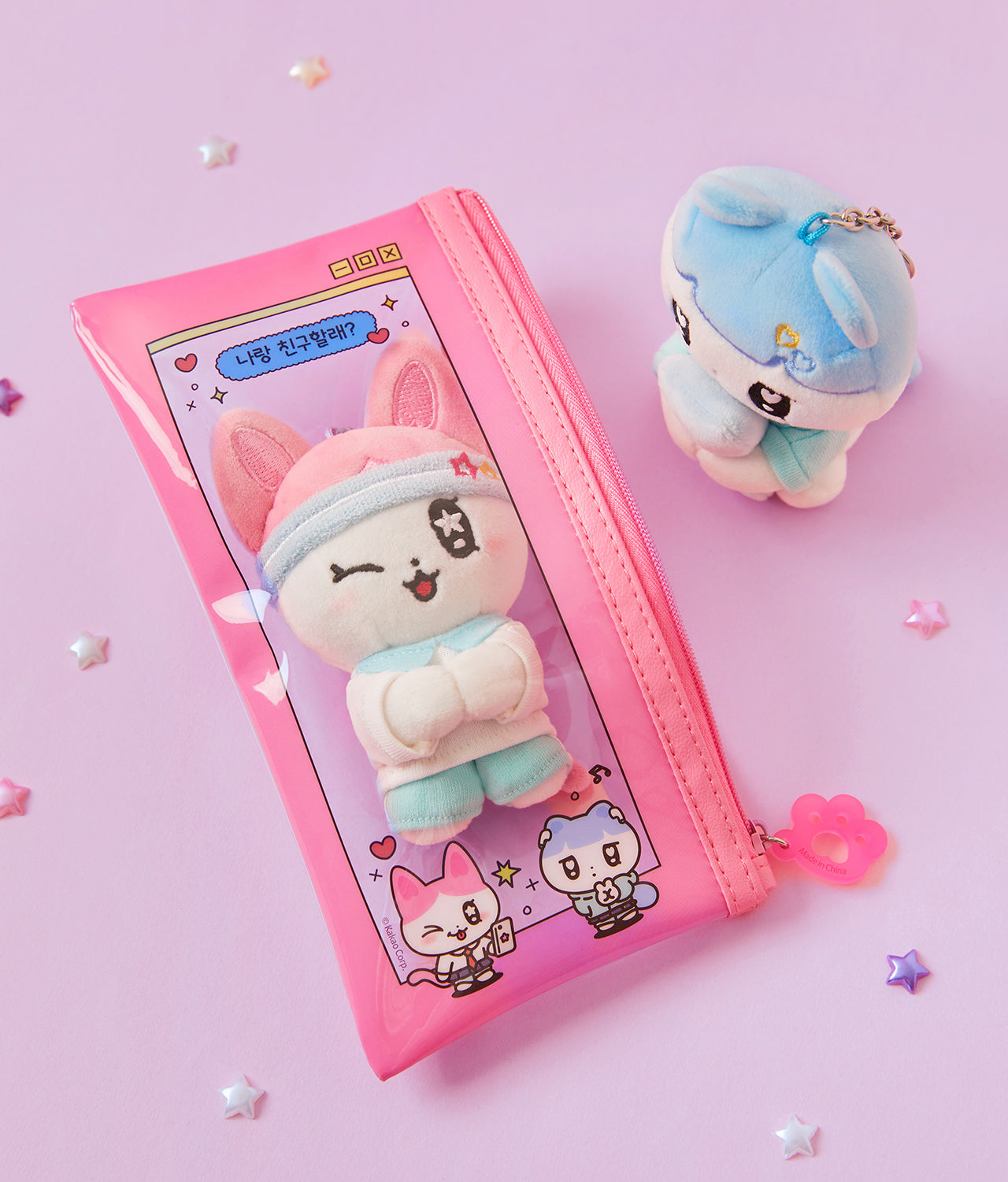 TransparentPochette Pouch - Korean kawaii Kakao Friends | Koolseoul