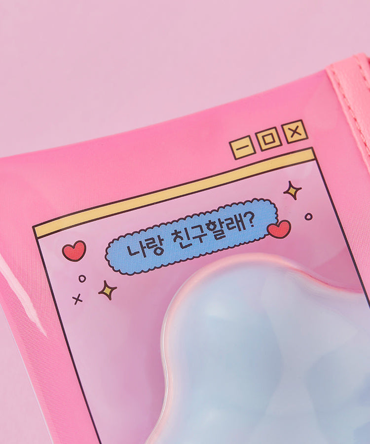 TransparentPochette Pouch - Korean kawaii Kakao Friends | Koolseoul