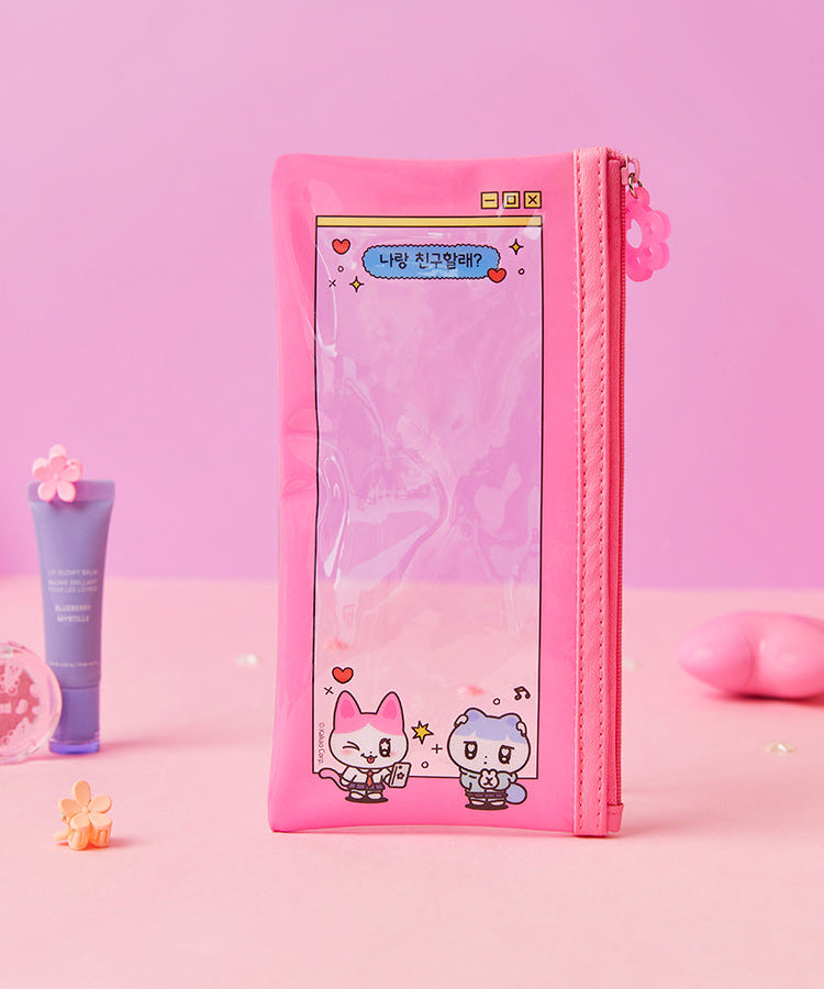 TransparentPochette Pouch - Official Kakao Friends merchandise | Koolseoul