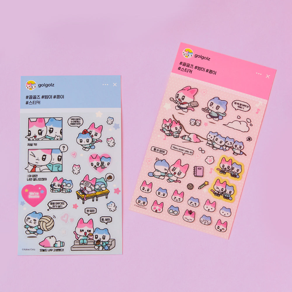 TransparentAutocollant Rose Sticker - Official Kakao Friends merchandise | Koolseoul
