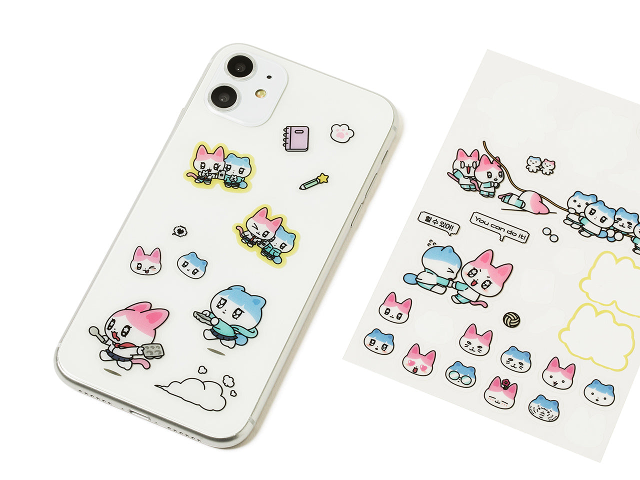 TransparentAutocollant Rose Sticker - Official Kakao Friends merchandise | Koolseoul