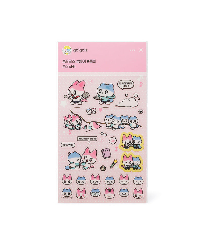 TransparentAutocollant Rose Sticker - Official Kakao Friends merchandise | Koolseoul