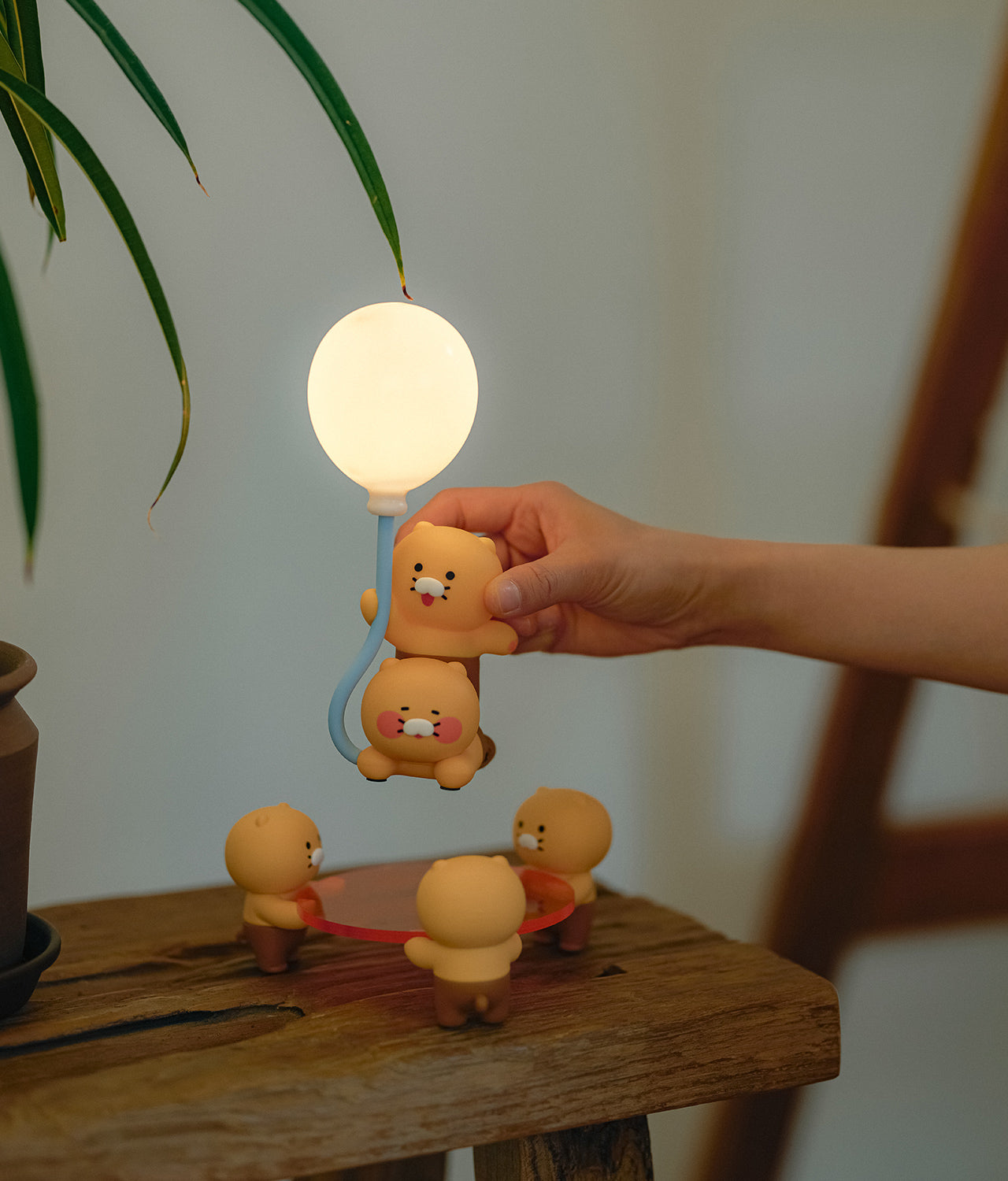 [Set] Figurine Lamp& - Korean kawaii Kakao Friends | Koolseoul