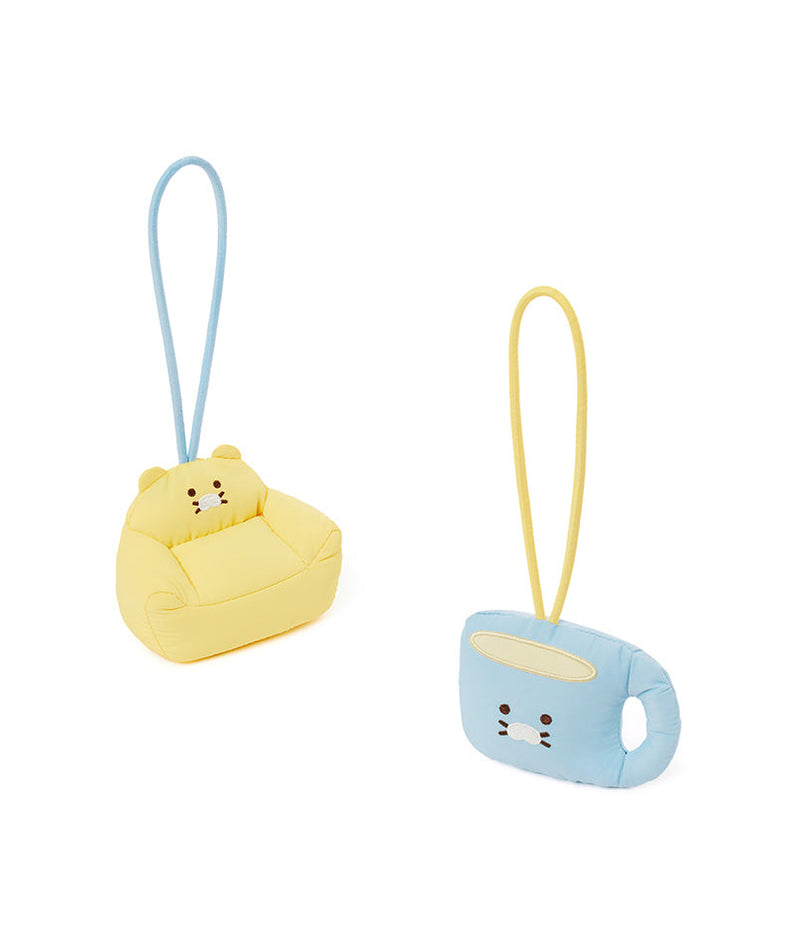 CHOONHOUSE Cushion Keychain 2P Chunsik - Korean kawaii Kakao Friends | Koolseoul